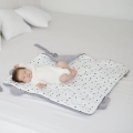 Rożek Niemowlęcy Wiązany Bawełniany Royal Baby Grey-Grey Szary — Sleepee