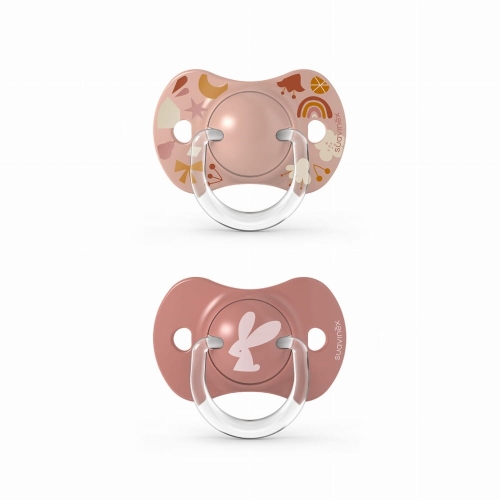 Smoczek Fizjologiczny Sx Pro Forest Różowy 2 szt.