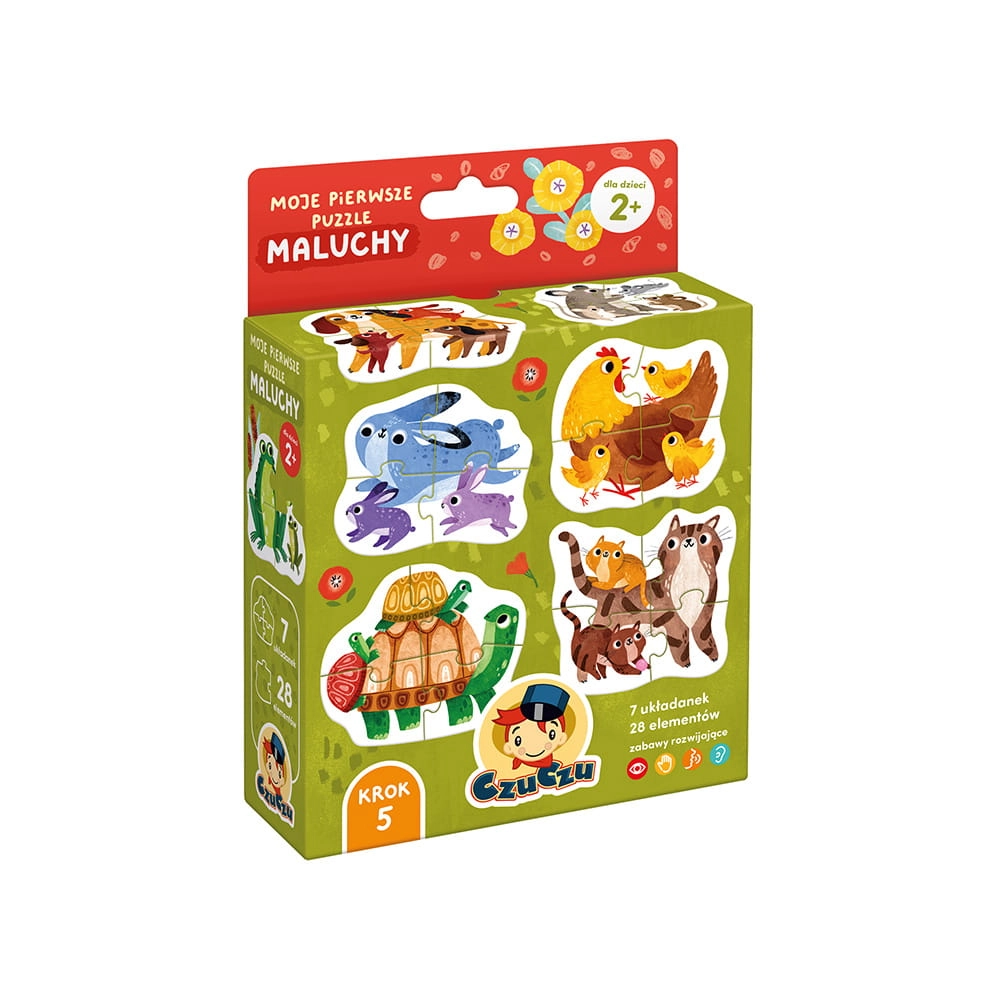 Moje pierwsze puzzle Maluchy 2+ / Czuczu