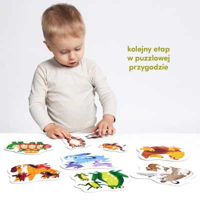 CzuCzu Moje pierwsze puzzle Maluchy 2+