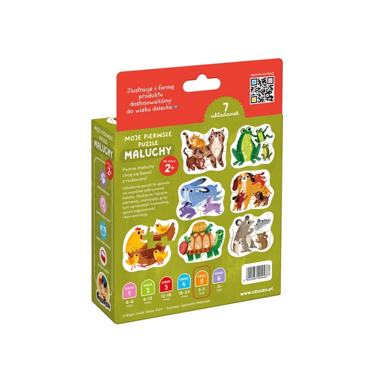 CzuCzu Moje pierwsze puzzle Maluchy 2+