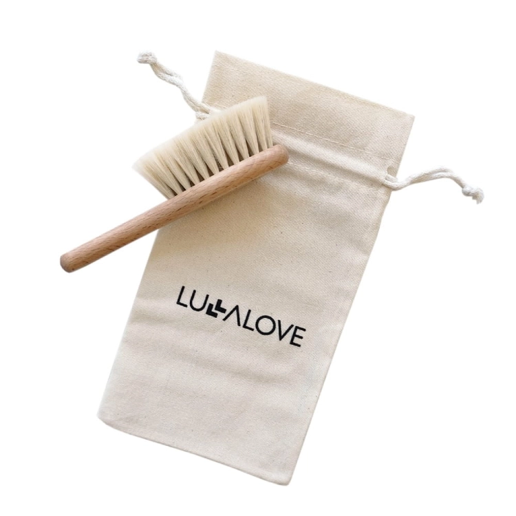 Miękka Szczotka z Włosia Koziego dla Niemowląt - lullalove (3).jpg