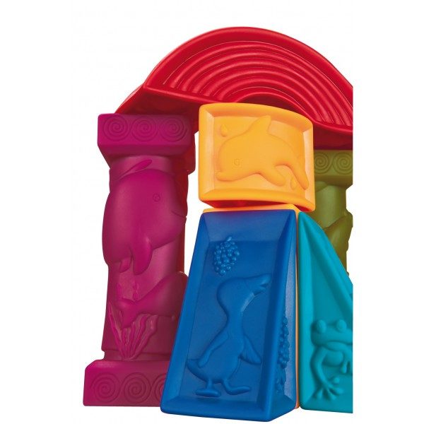 Elemenosqueeze – klocki miękkie – zestaw duży BX1482Z / B.toys