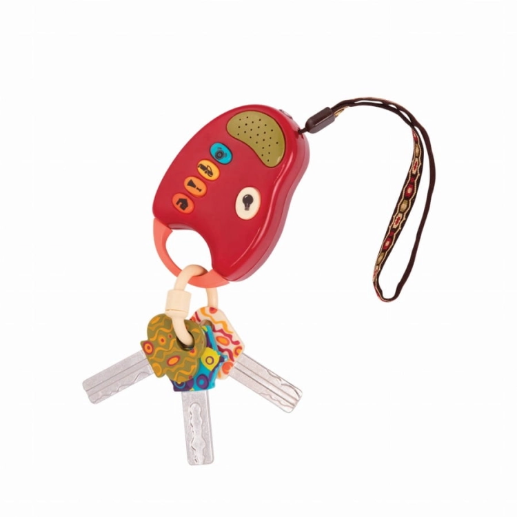 FunKeys – zestaw kluczy samochodowych z pilotem czerwona BX1204Z / B.toys