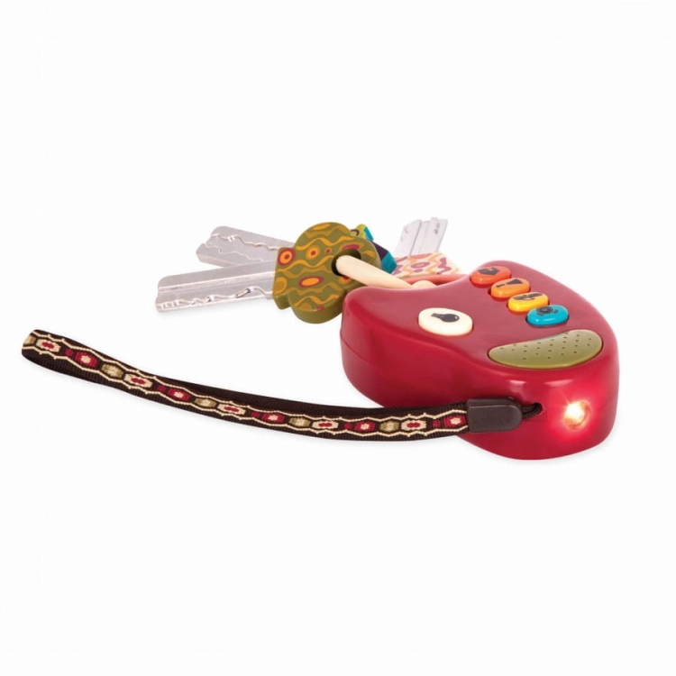 FunKeys – zestaw kluczy samochodowych z pilotem czerwona BX1204Z / B.toys