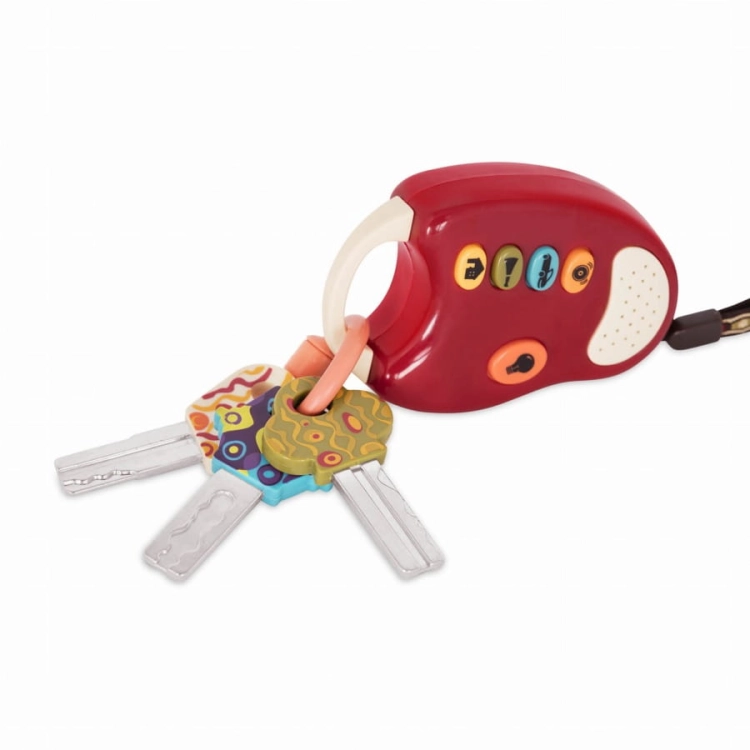 FunKeys – zestaw kluczy samochodowych z pilotem czerwona BX1204Z / B.toys