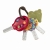 LucKeys – zestaw kluczy samochodowych z pilotem w kluczyku - czerwona BX1941Z / B.toys