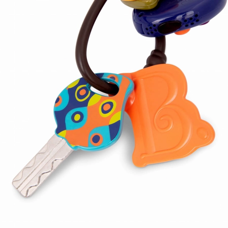 LucKeys – zestaw kluczy samochodowych z pilotem w kluczyku - granatowa BX1930Z / B.toys
