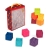 One Two Squeeze – klocki miękkie - zestaw mały - Miętowy BX1481Z / B.toys