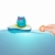 Pull & Go Rider – łódka z napędem i ROZKRĘCANĄ sikawką BX2298Z / B.toys