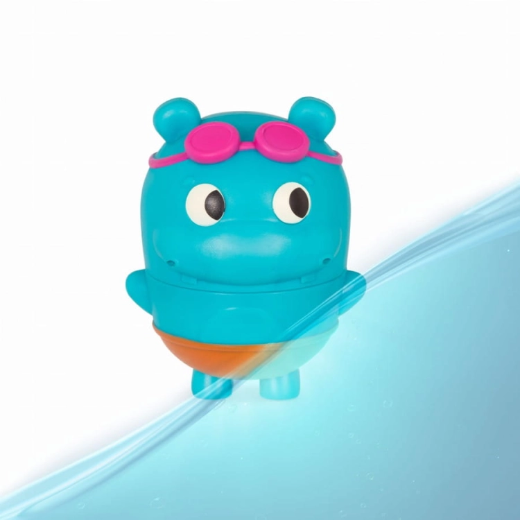 Pull & Go Rider – łódka z napędem i ROZKRĘCANĄ sikawką BX2298Z / B.toys