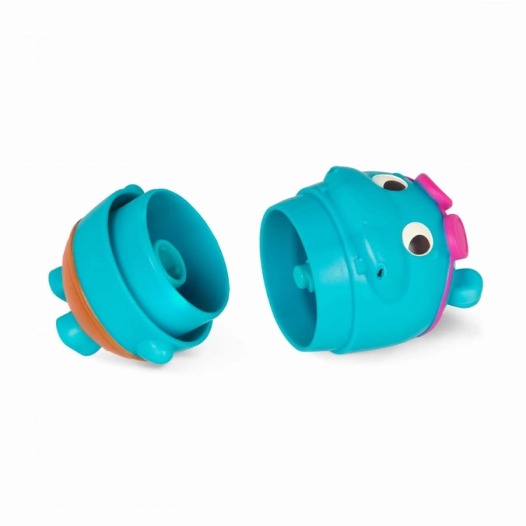 Pull & Go Rider – łódka z napędem i ROZKRĘCANĄ sikawką BX2298Z / B.toys