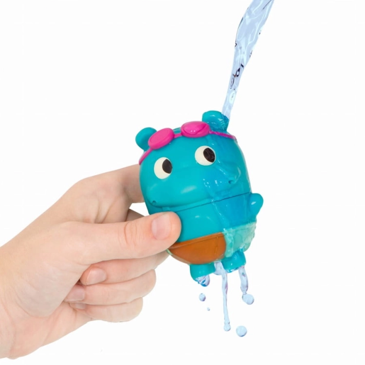 Pull & Go Rider – łódka z napędem i ROZKRĘCANĄ sikawką BX2298Z / B.toys