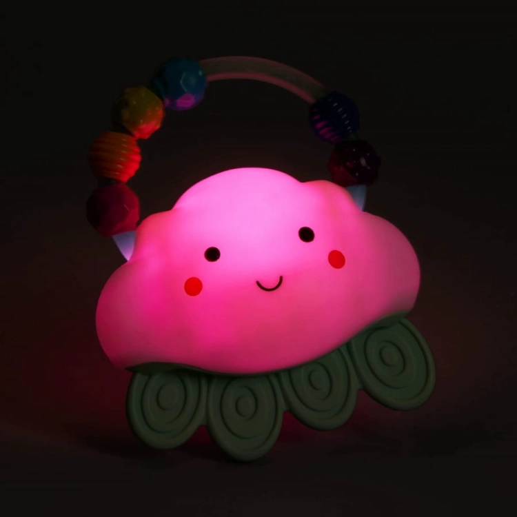 Rain-Glow Squeeze – świecący gryzak – CHMURKA BX1560Z / B.toys