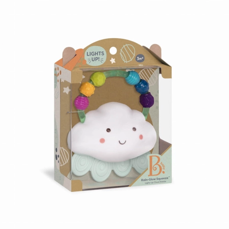 Rain-Glow Squeeze – świecący gryzak – CHMURKA BX1560Z / B.toys