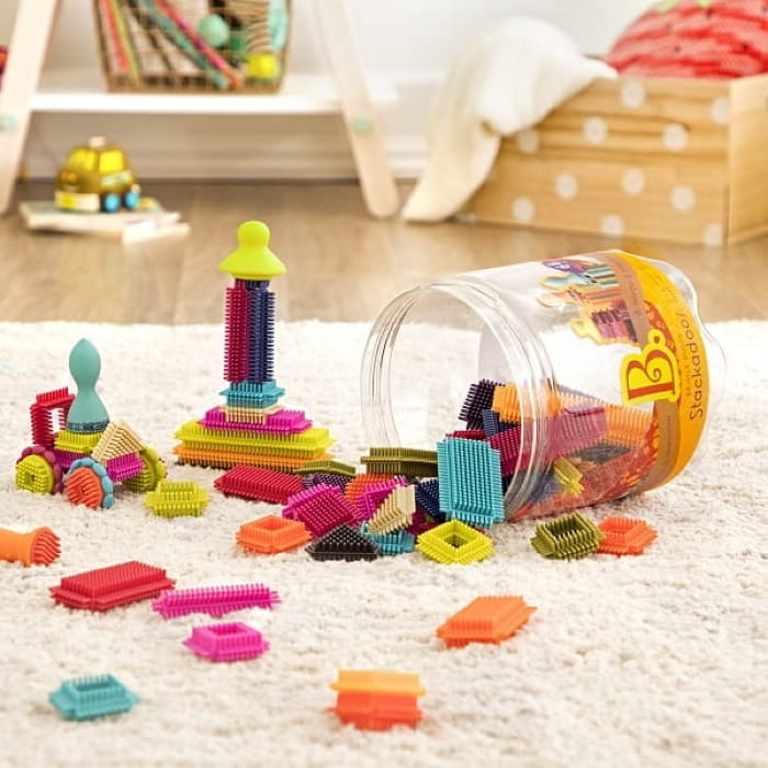 Stackadoos in Jar – klocki jeżyki w słoju BX1175Z / B.toys