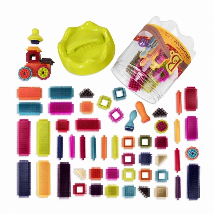Stackadoos in Jar – klocki jeżyki w słoju BX1175Z / B.toys