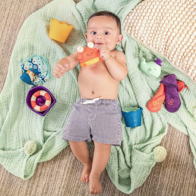 Wee B. Splashy – zestaw prezentowy do kąpieli dla niemowląt BX1568Z / B.toys