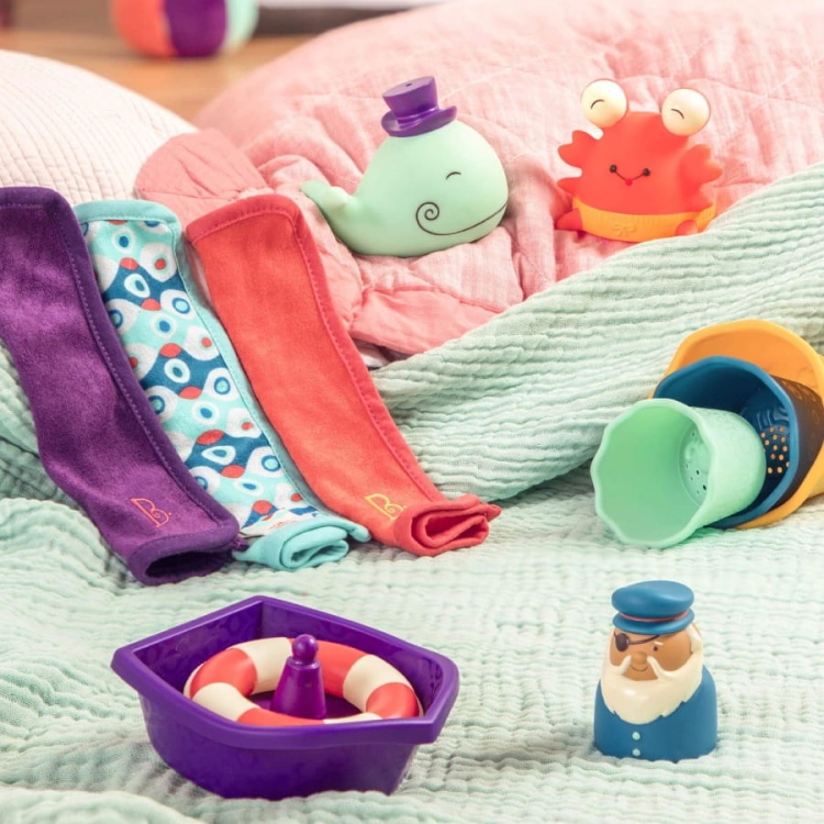 Wee B. Splashy – zestaw prezentowy do kąpieli dla niemowląt BX1568Z / B.toys