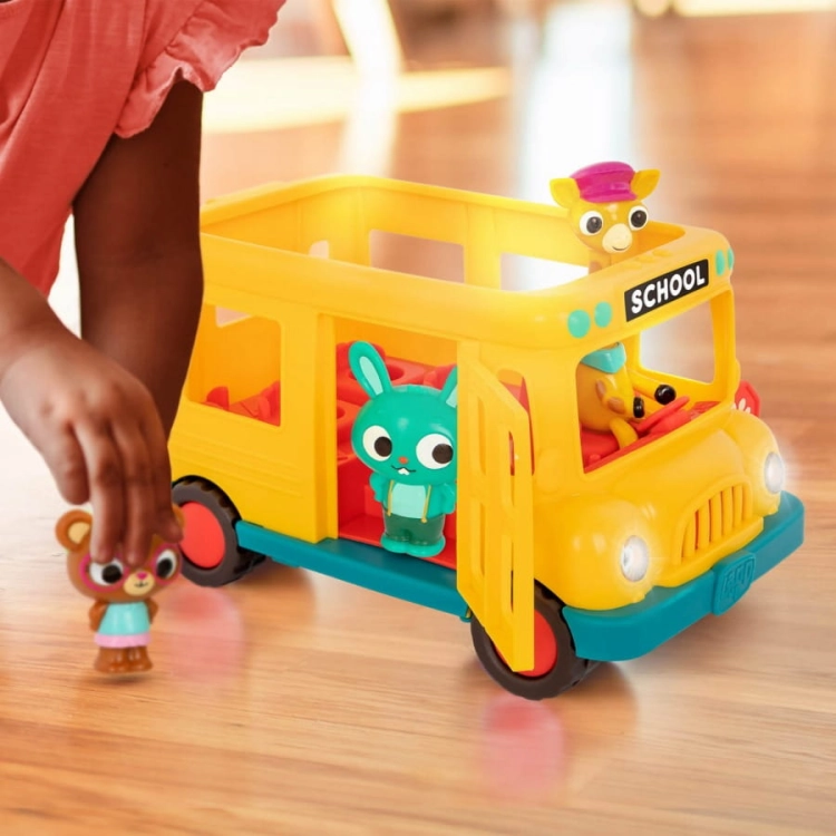 Bonnie’s School Bus – MUZYCZNY autobus szkolny z żyrafą i wesołymi pasażerami BX2304Z / B.toys