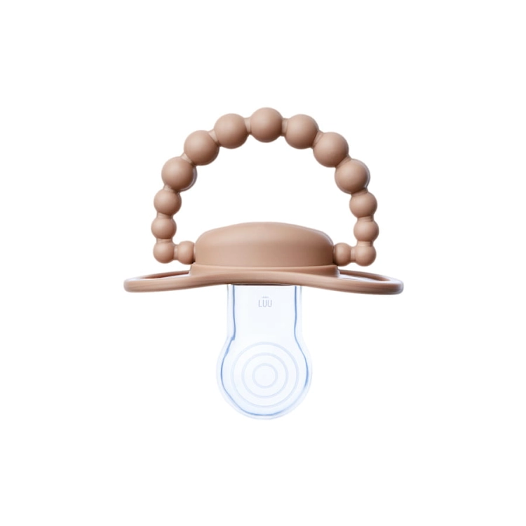 Smoczek pozycjonujący - Milk Hazelnut / LUU Kids