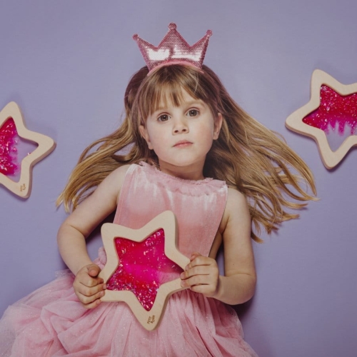 Sensoryczna Gwiazdka Pink świecąca w ciemności / Petit Boum