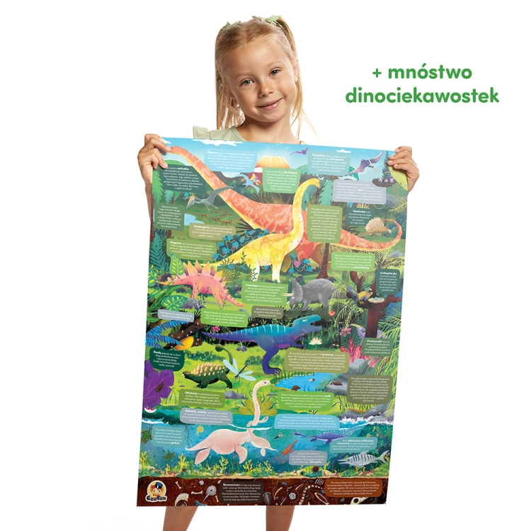 Obserwacyjne puzzle Dinozaury 60el. 4+ / Czuczu