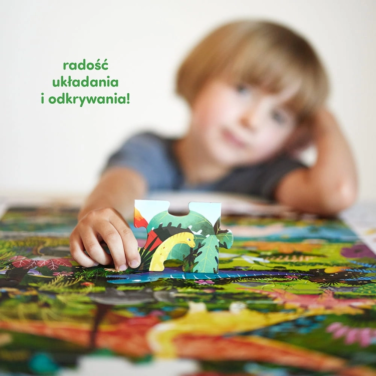 Obserwacyjne puzzle Dinozaury 60el. 4+ / Czuczu