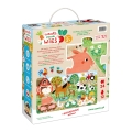 Wesołe puzzle Wieś 60el. 2+ / Czuczu