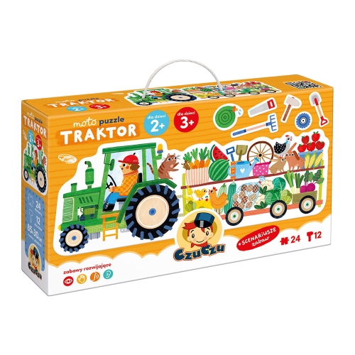 Moto puzzle Traktor 24el. 2+ / Czuczu