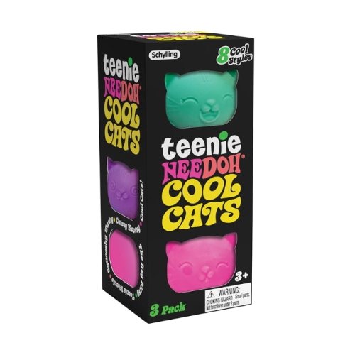 Sensoryczny gniotek Teenie Needoh Cool Cats / Schylling