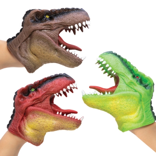 Sensoryczna Pacynka na rękę dinozaur / Schylling