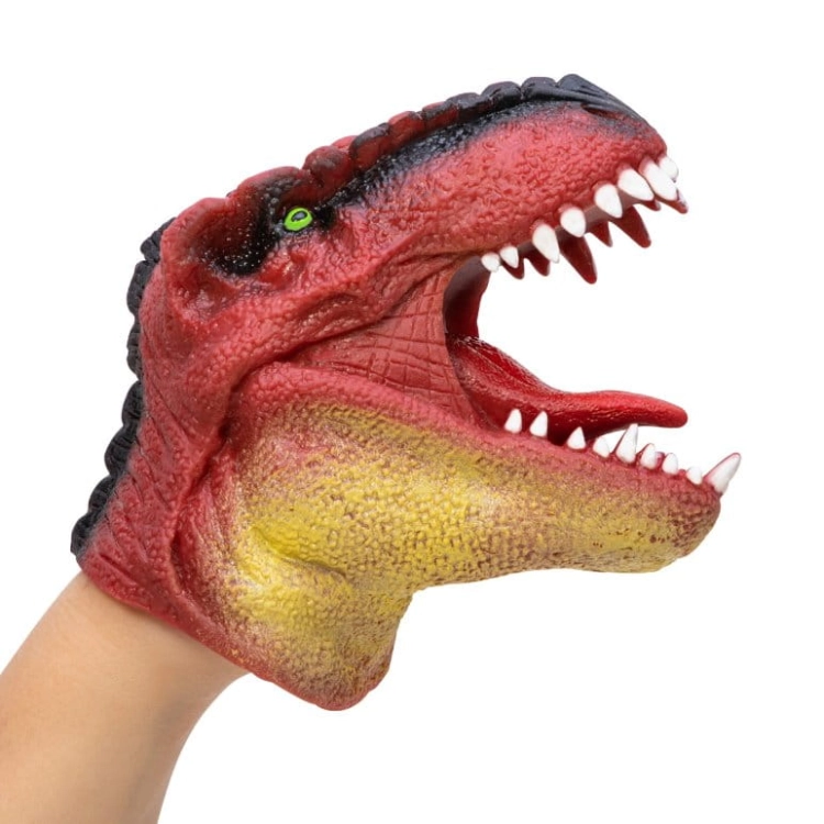 Sensoryczna Pacynka na rękę dinozaur / Schylling