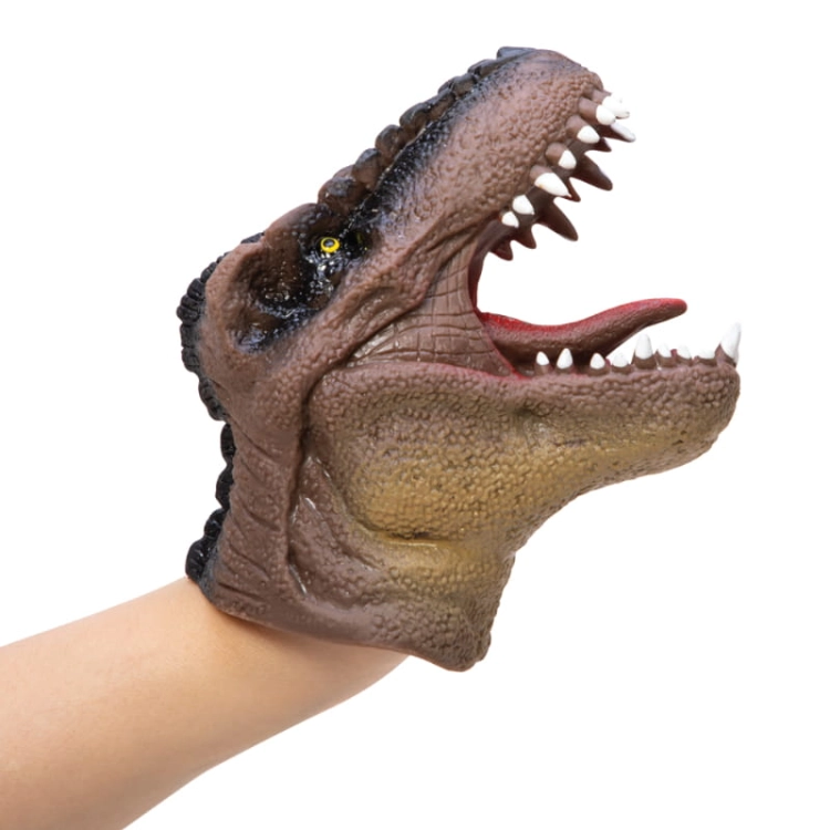 Sensoryczna Pacynka na rękę dinozaur / Schylling