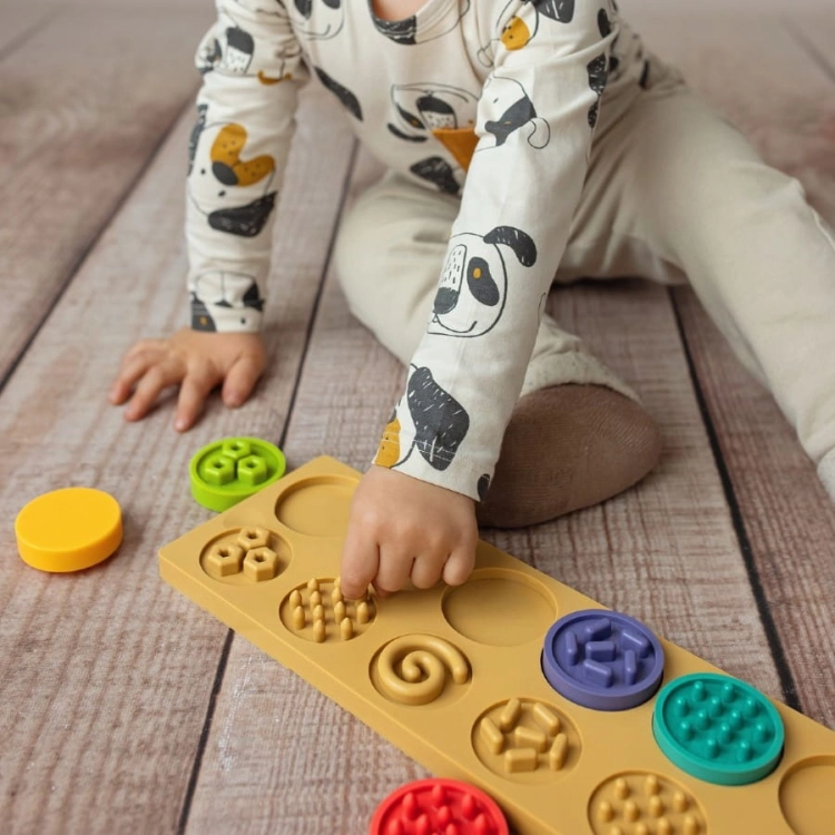 Puzzle sensoryczne kółeczka XL / Mom's Care