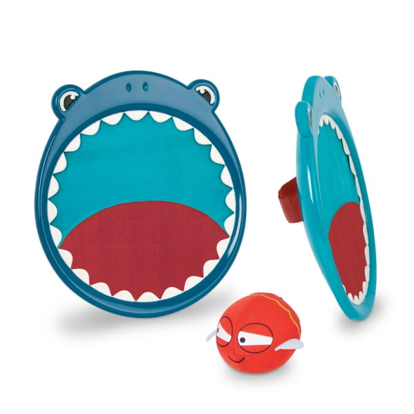 Sprężyste dyski z kudłatymi piłeczkami - Poppin’ Paddles B.toys