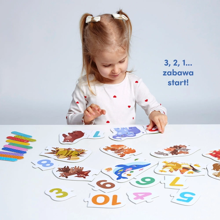 Puzzle do pary Cyferki 20el. 3+ / Czuczu