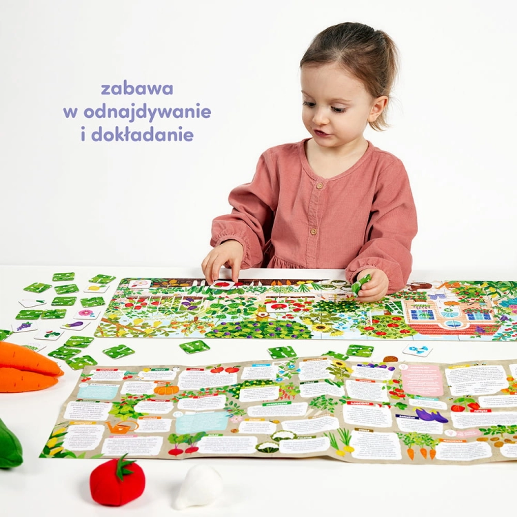 Puzzle Co rośnie W ogródku 40el. 3+ / Czuczu