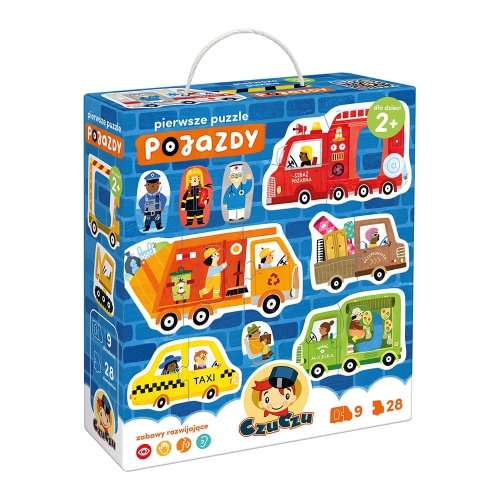 Pierwsze puzzle Pojazdy 28el 2+ / Czuczu