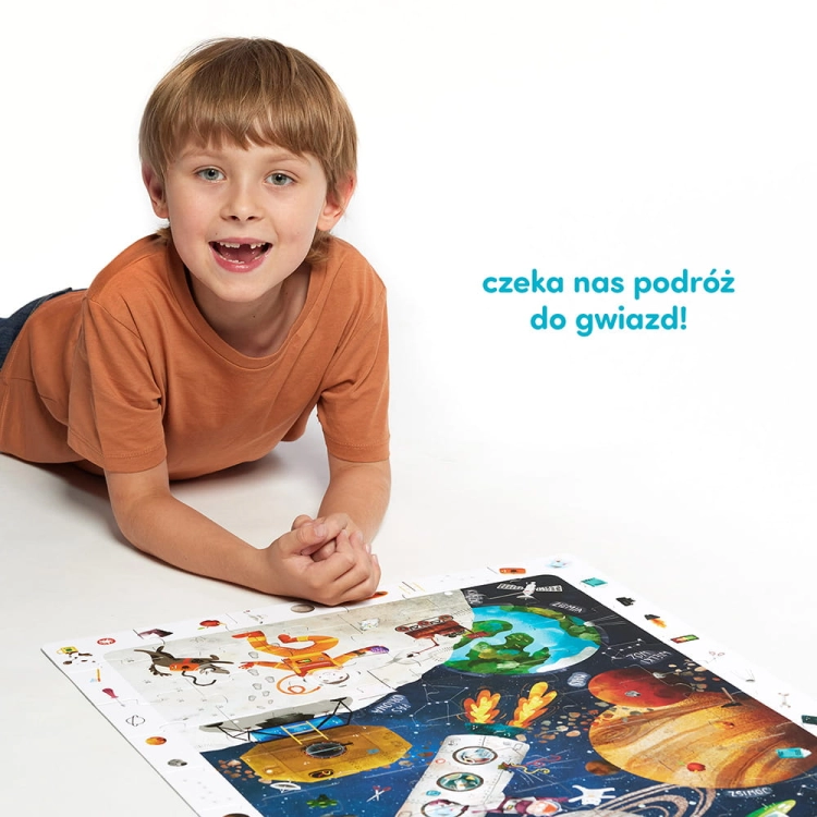 Obserwacyjne puzzle Kosmos 60el 4+ / Czuczu