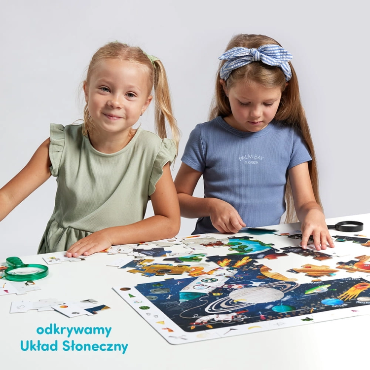 Obserwacyjne puzzle Kosmos 60el 4+ / Czuczu
