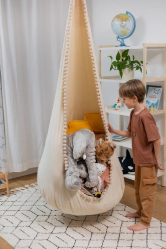 Huśtawka Kokon dla Dzieci Truflowa Kuleczka - Bajum