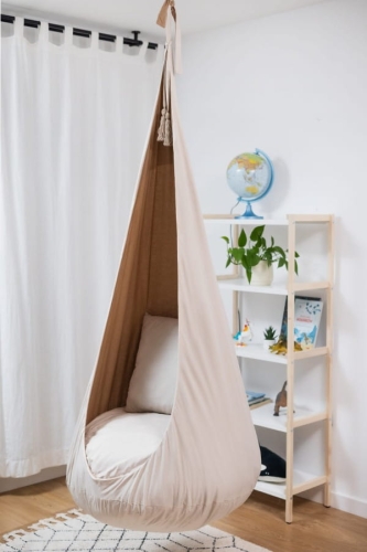 Huśtawka Kokon dla Dzieci Karmelowa Pianka - Bajum