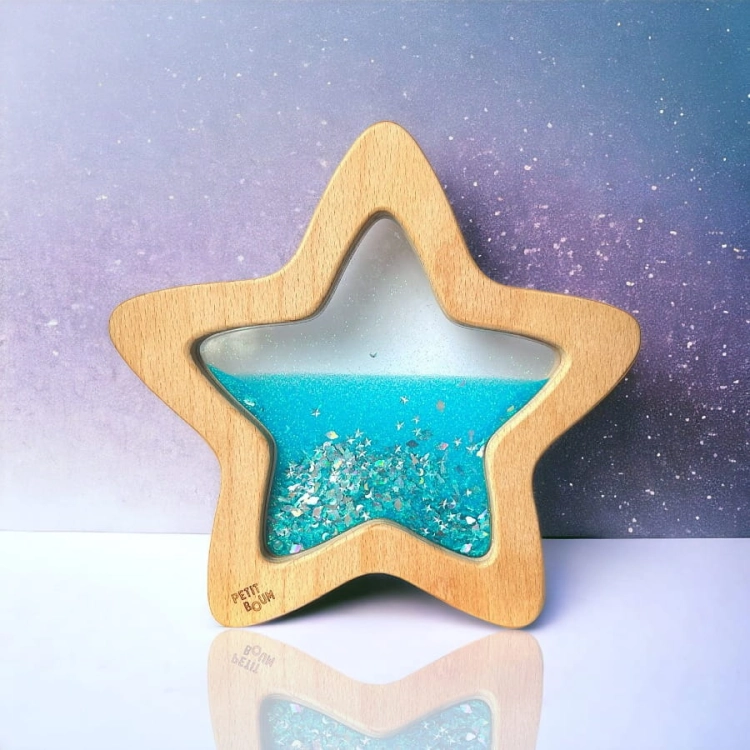 Sensoryczna Gwiazdka Blue świecąca w ciemności / Petit Boum