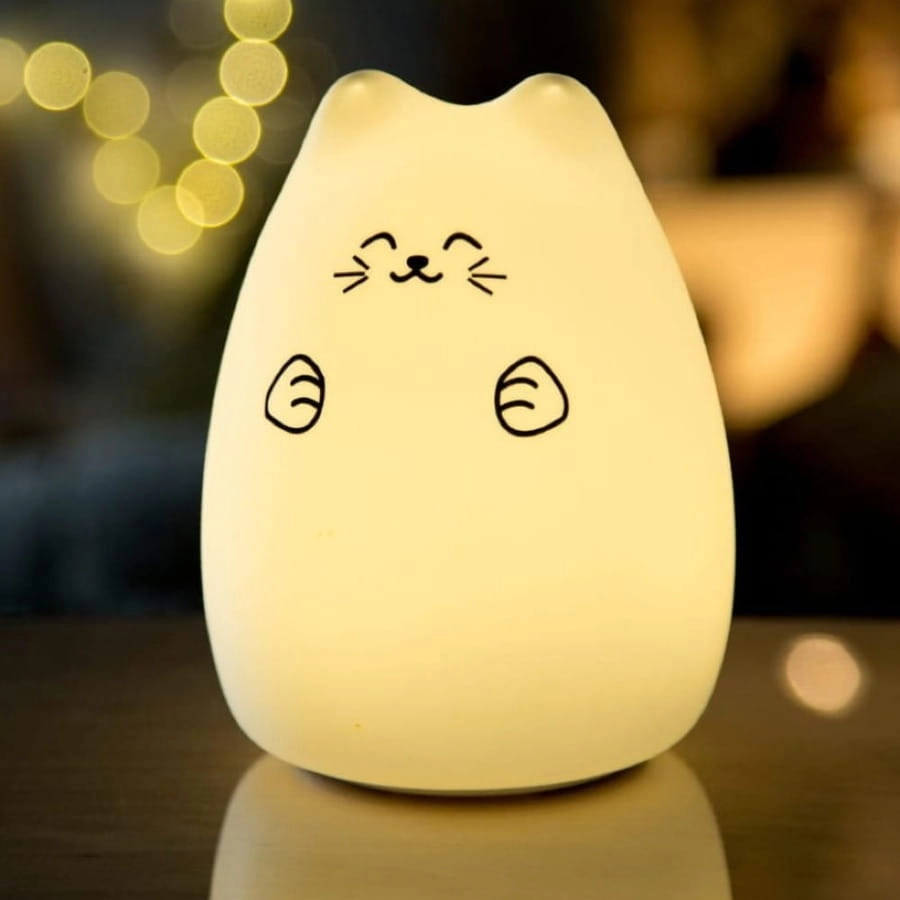 Lampka Led dla Dzieci Silikonowa Kot Szczęściarz / Rabbit and Friends