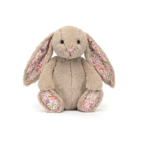 Króliczek z Kwiecistymi Uszami Beżowy „Petal” 31 cm / Jellycat