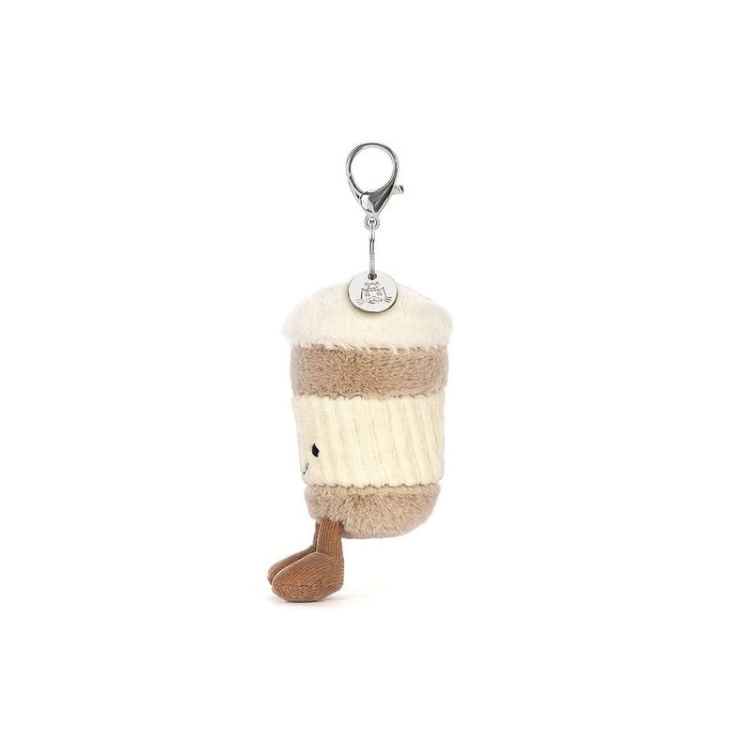 Breloczek Zabawny Kubeczek Kawy Na Wynos 18 cm  Jellycat