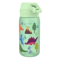 Bidon dla dzieci 350 ml – Zielony dinosaurs  ION8