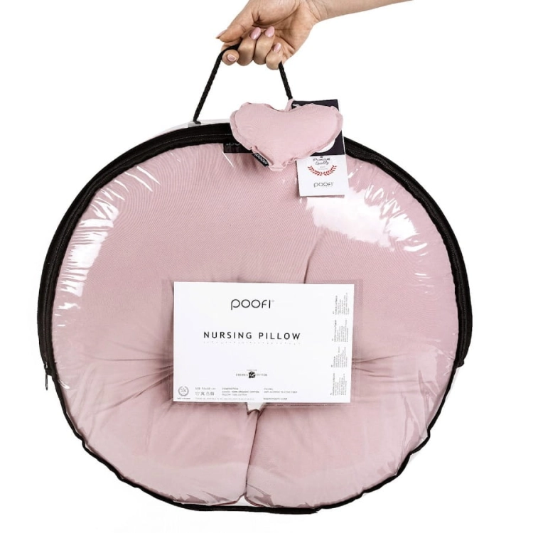 Poduszka do Karmienia Organic Piwonia - Poofi