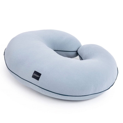 Poduszka do Karmienia Organic Dusty Blue - Poofi